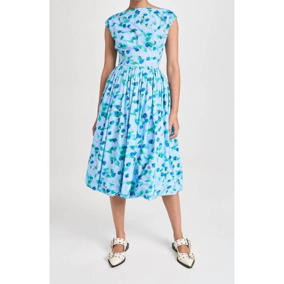 MARNI Dresses & Skirts - NEW MARNI sleeveless midi dress in blue reverie print